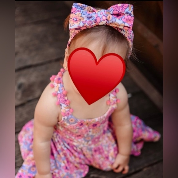 NWT Tommy Bahama Pink Floral Dress Size 12 Months - Picture 3 of 13